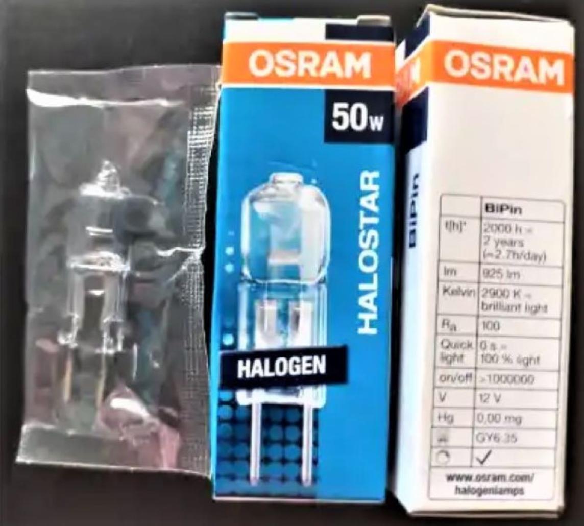 LAMP. BI-PIN 12V // BIP1008