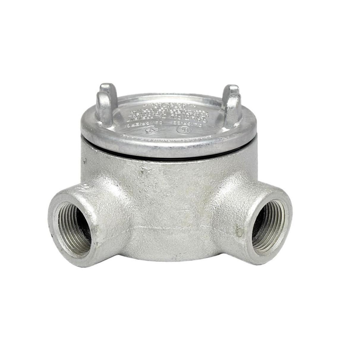 CEAL-100-2S-1/2" CAJA ALUMINIO // CEAL-100-2S-1/2"