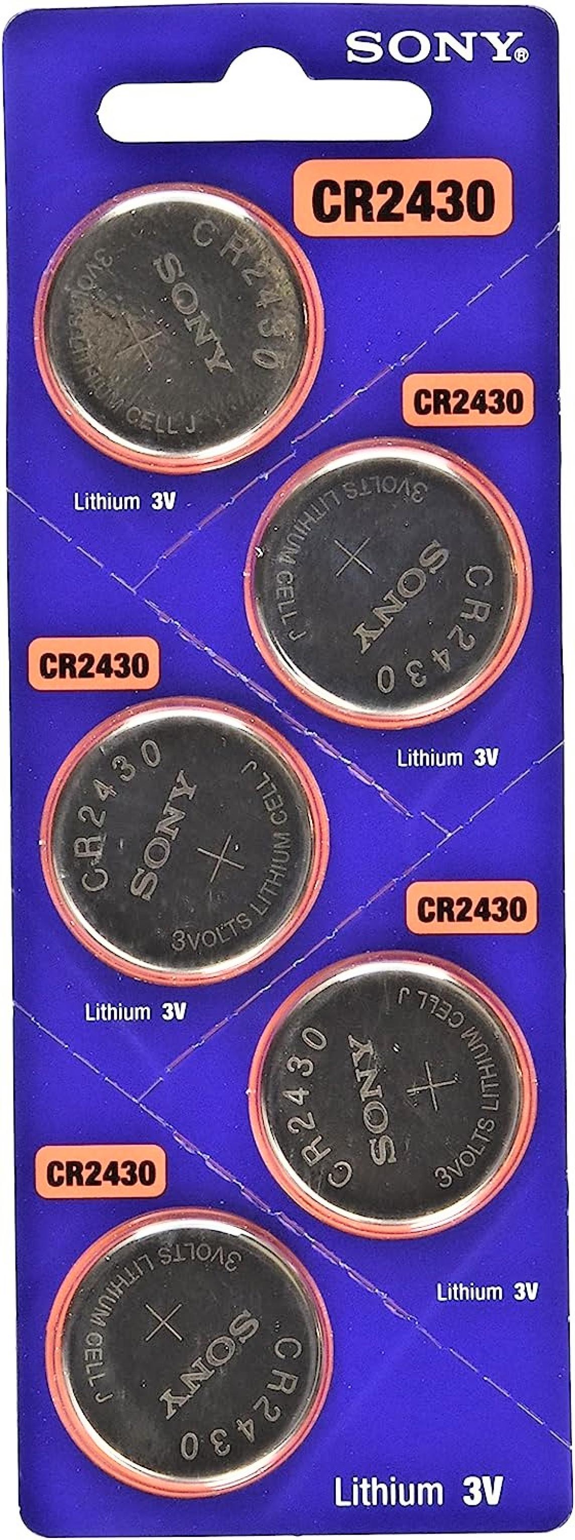 PILAS LITHIUM BOTON // CR2430_PACKX5U