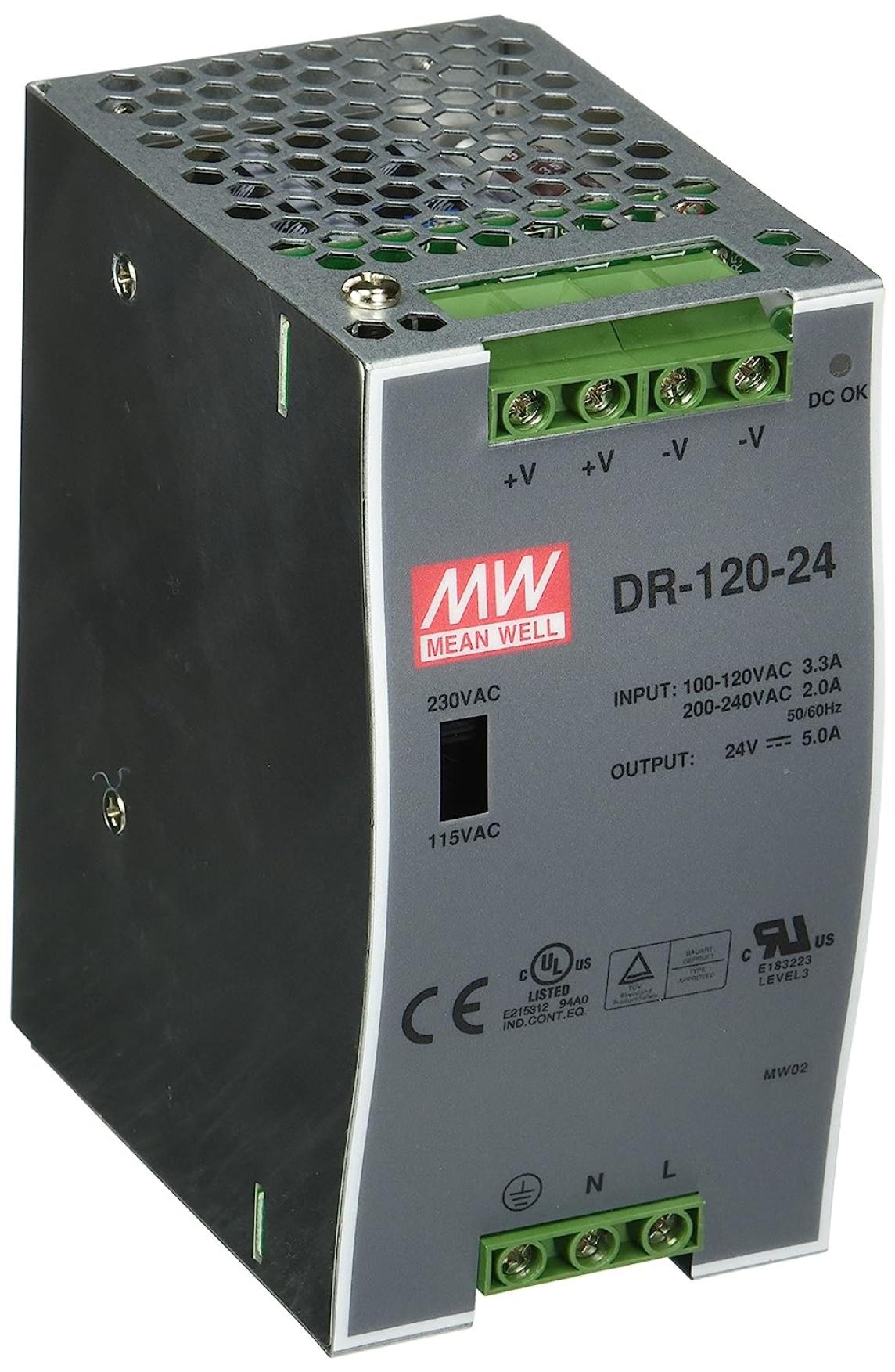 FUENTE SWITCHING 24V // DR-120-24