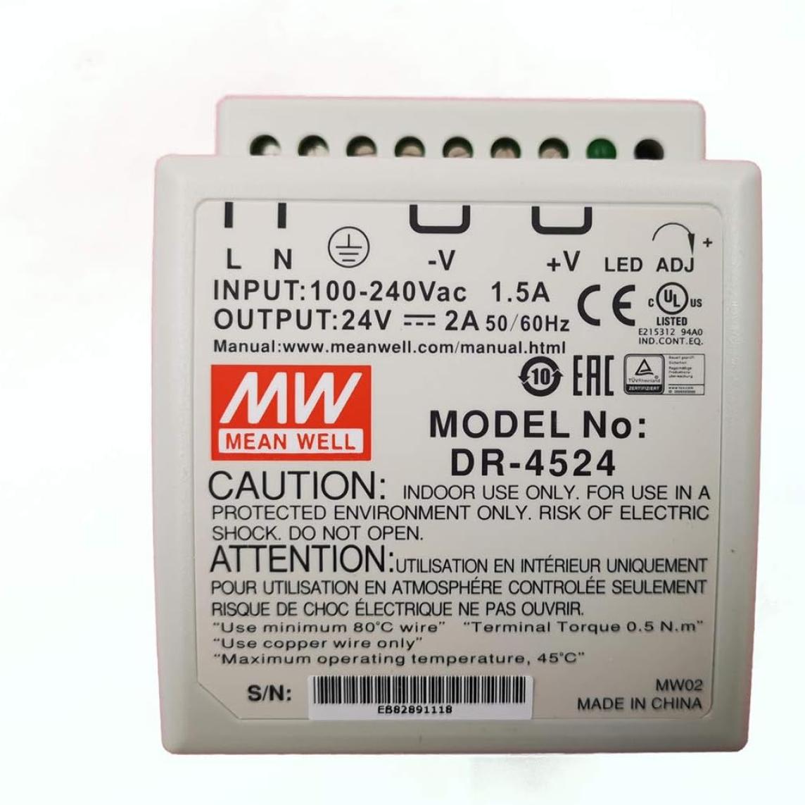 FUENTE SWITCHING 24V // DR-45-24