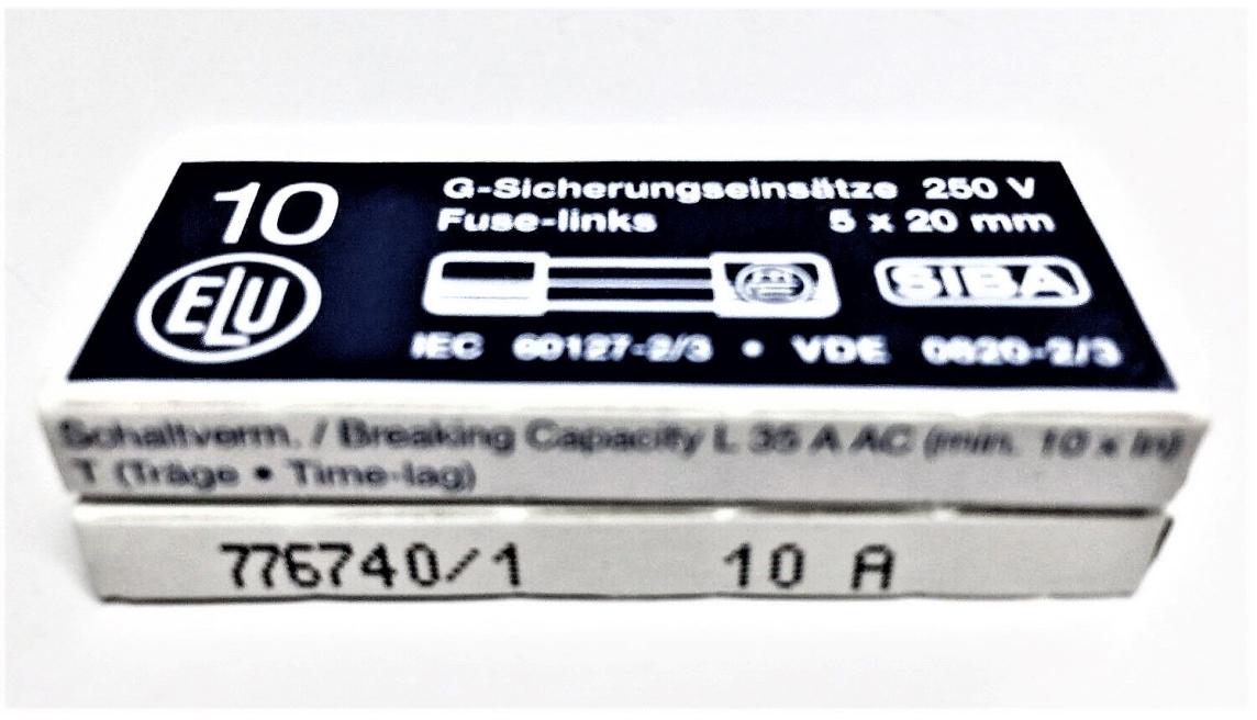 FUSIBLE // FUSE LINKS-5X20-10A_PACKX10U