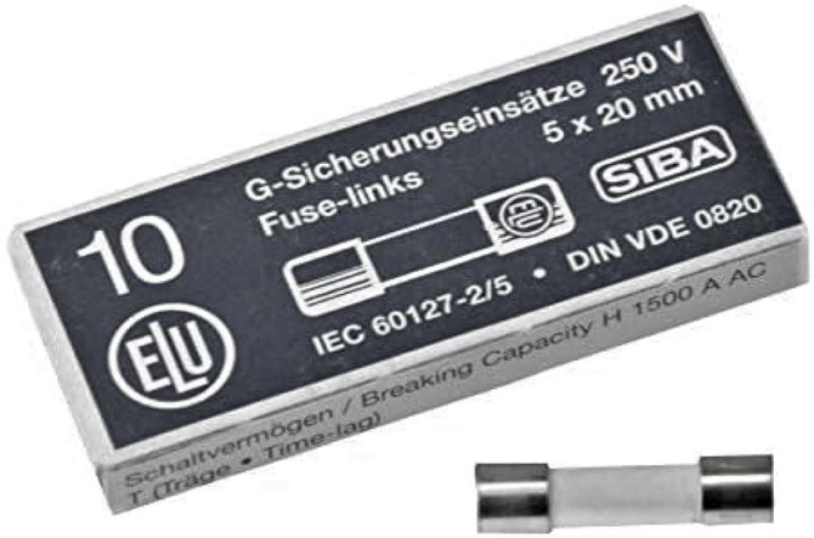 FUSIBLE // FUSE LINKS-5X20-3,15A_PACKX9U