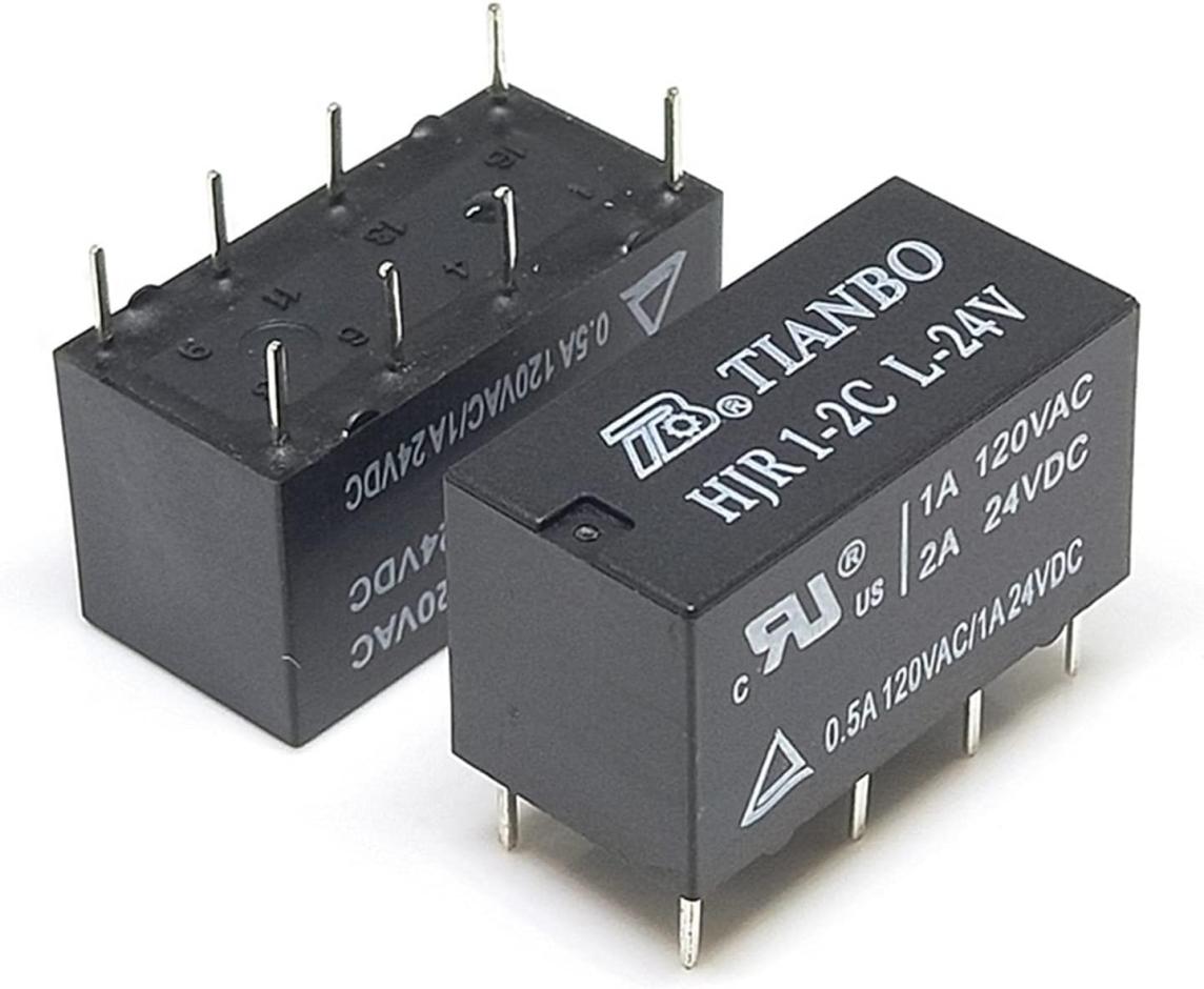 MINI RELES ENCHUFABLES // HJR1-2C-D24