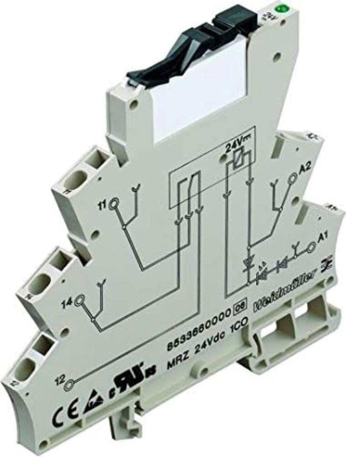 MINI RELE CON BASE // MRZ 24VDC 1CO