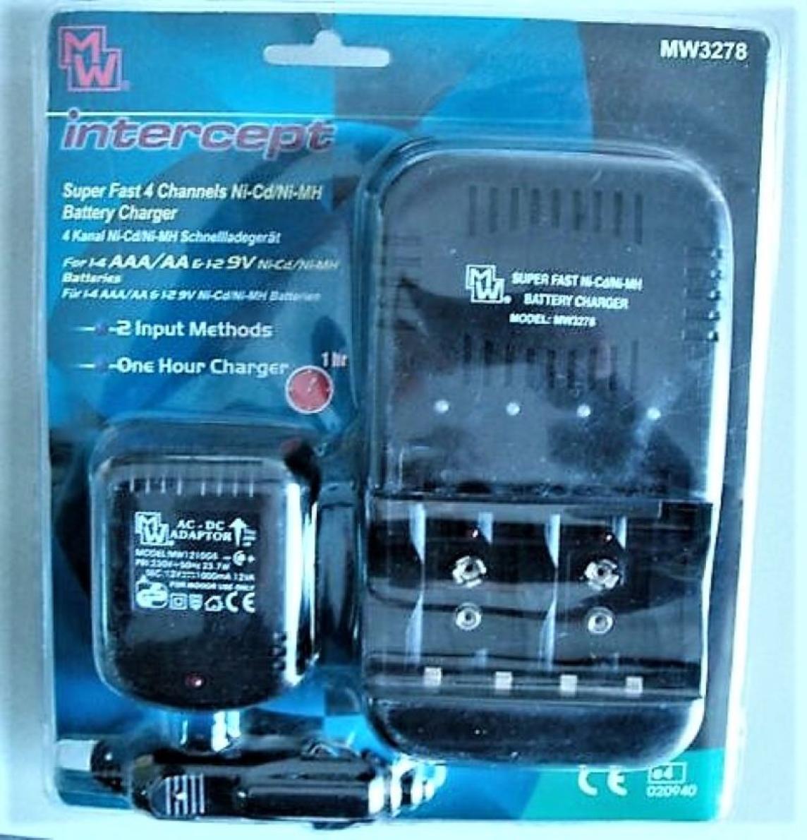 MW3278 CARGADOR DE PILAS // MW3278