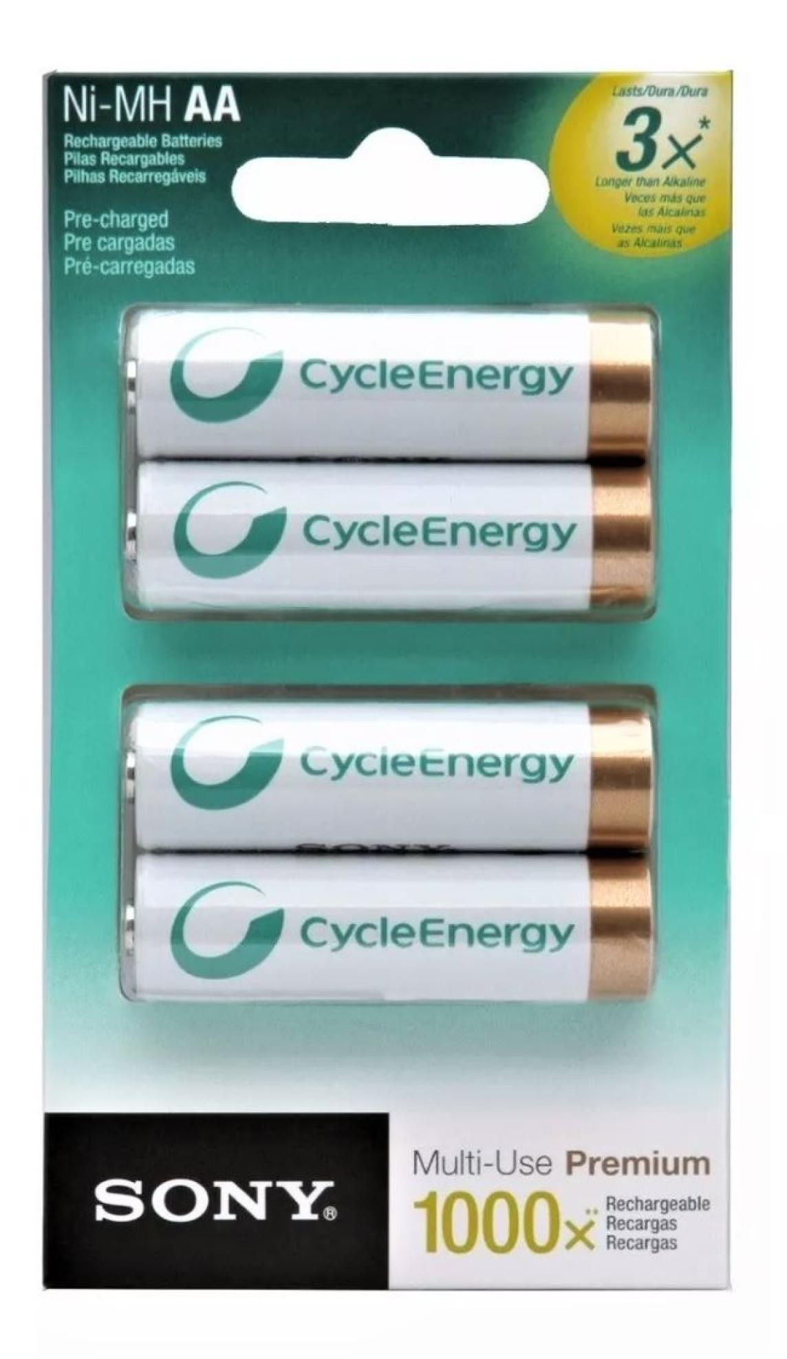 PILAS RECARGABLES // R.NI-MH-AA_PACKX4U