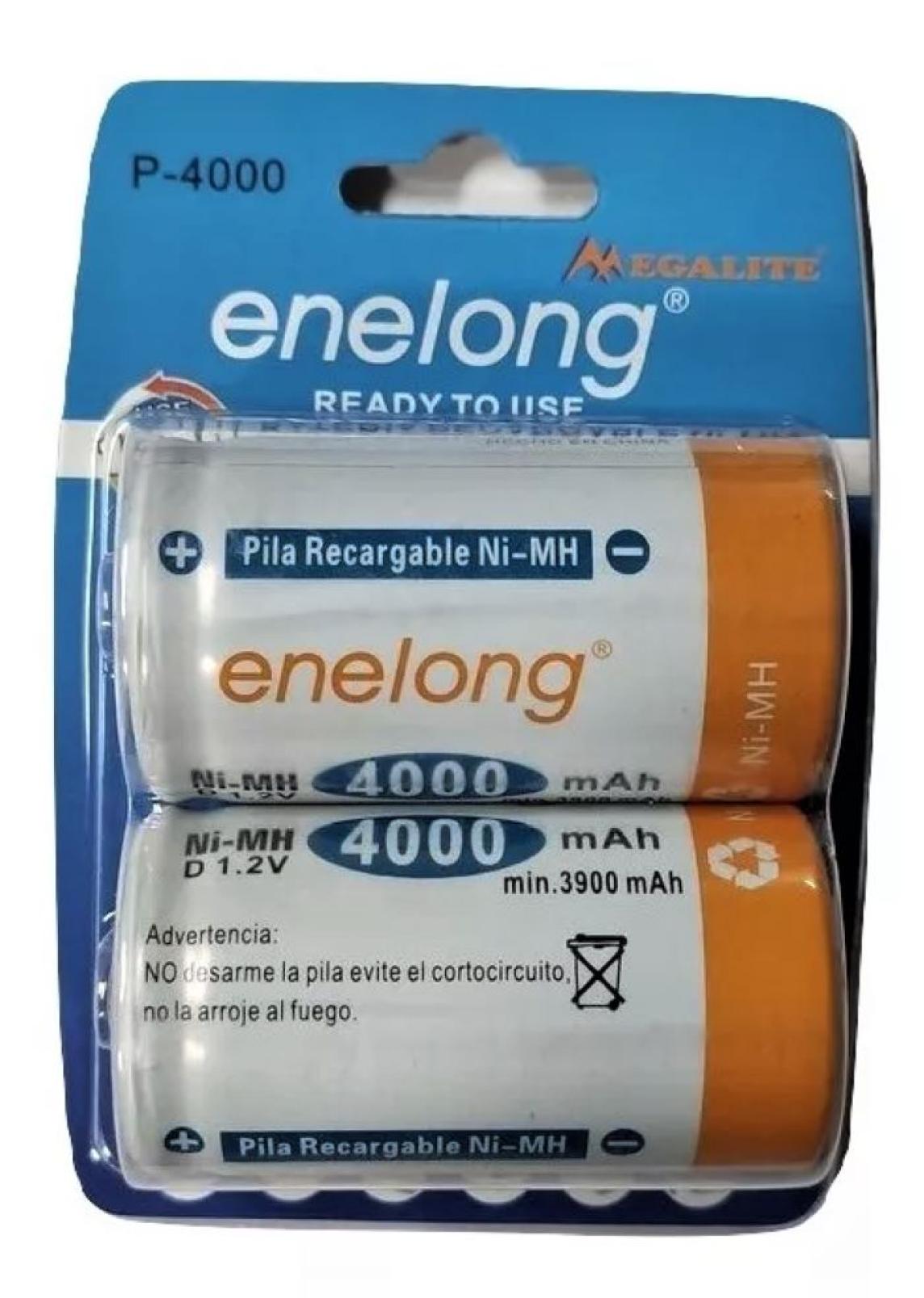 PILAS RECARGABLES // R.NI-MH-D_PACKX2U