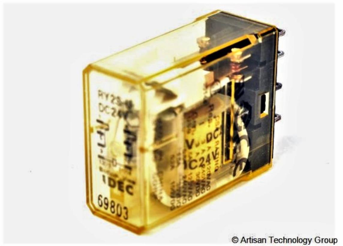 RELE 2 INVERSOR DC // RY2S-U-24VDC