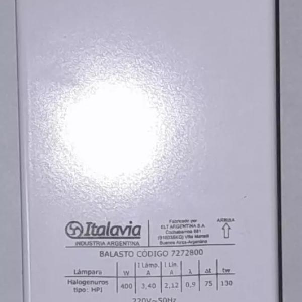 BALASTO M-H 400 W EXTERIOR // BHM3024