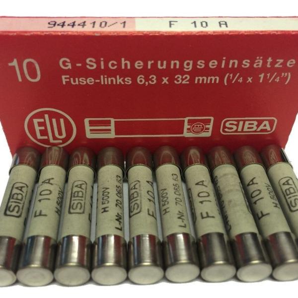 FUSIBLE // FUSE LINKS-6,3X32-10A_PACKX10U