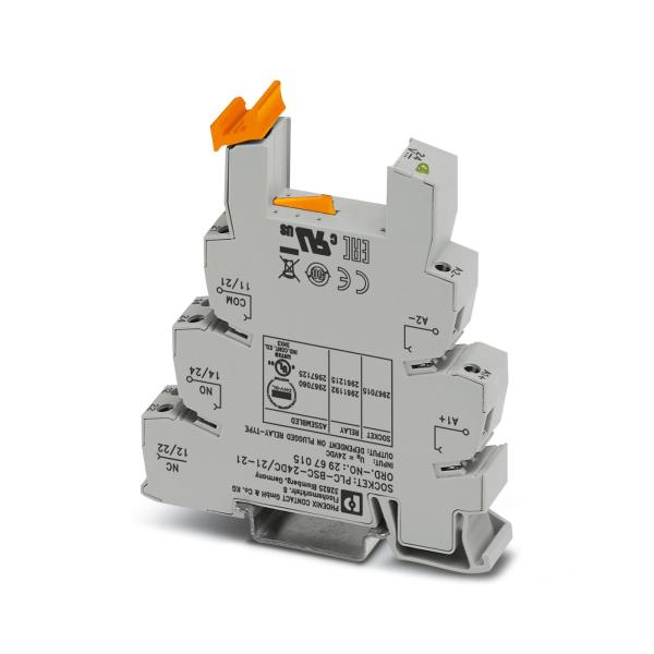 ZOCALO RELE 14MM // PLC-BSC.24VDC-21