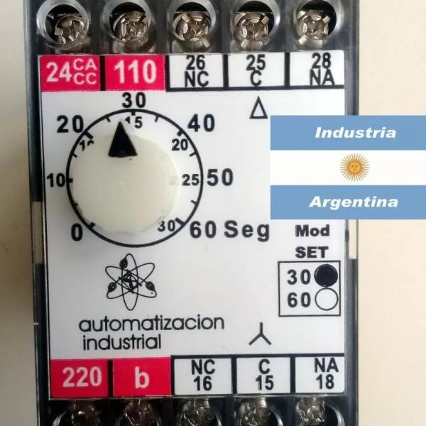 TIMER ANALOGICO // SET-24VAC-DC-110-220VAC