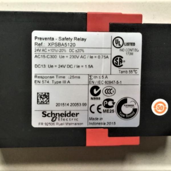 RELE SAFETY // XPSBA5120